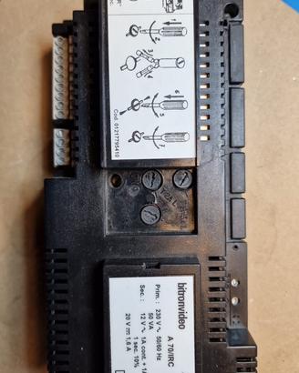 ALIMENTATORE videocitofonico BITRON