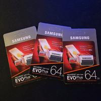 Lotto stock schede micro SSD Samsung 64gb  10 pz