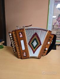 Organetto Della Noce Calabrese Lusso in Sol Binci