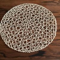 Sottopiatti 8 in paglia intrecciati