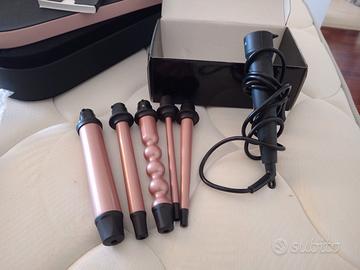 arriccia capelli con vari coni 