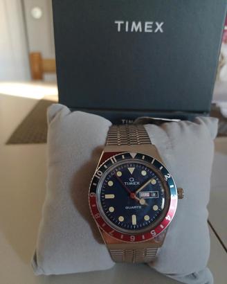 Timex Q REISSUE silver-coloured/blue/red