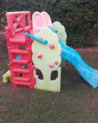 scivolo Feber con tavolo e seduta / gioco bambini 