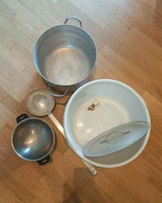 Kit Conserve Pomodoro - Pentolone e Bollitore