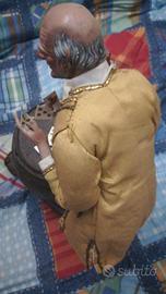 Personaggi presepe . Pastore nobile che gioca 