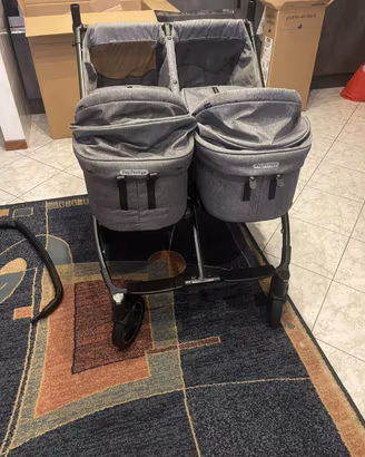 Trio  gemellare  peg perego