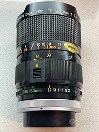 Canon FD 28-50mm 3.5 Macro