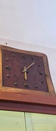 orologio fa parete anni 20/30 in legno