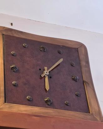 orologio fa parete anni 20/30 in legno