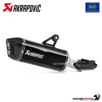Terminale scarico Akrapovic omologato titanio nero