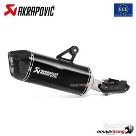 Terminale scarico Akrapovic omologato titanio nero