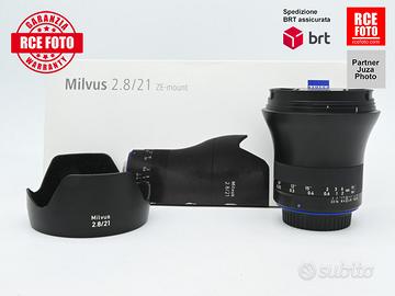 Zeiss Milvus 21 F2.8 (Canon)