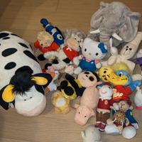 Peluche pupazzi vari