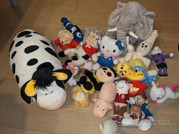 Peluche pupazzi vari