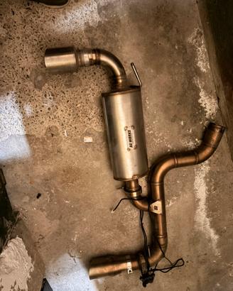 Scarico AG WORKS per golf gti MK 7.5 com valvola