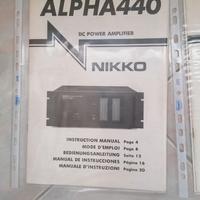 Pre e finale Nikko ALPHA 440 beta 40