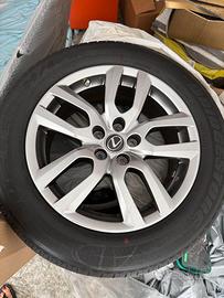 4 Cerchi 18" Originali Lexus NX + Gomme Bridgeston