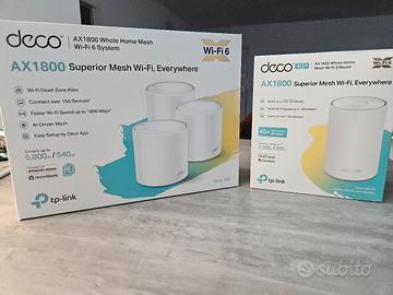 router deco x20 4G+  AX1800 + extender a 3 unità 