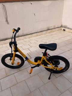 Bici bambino 2 in 1 3-5 anni DISCOVER 500 gialla .