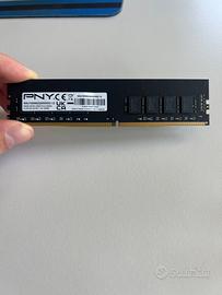 N. 2 RAM PNY 16GB DDR4 3200MHz DIMM PC Desktop