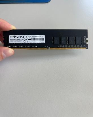 N. 2 RAM PNY 16GB DDR4 3200MHz DIMM PC Desktop