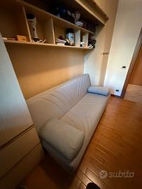 Divano letto con contenitore