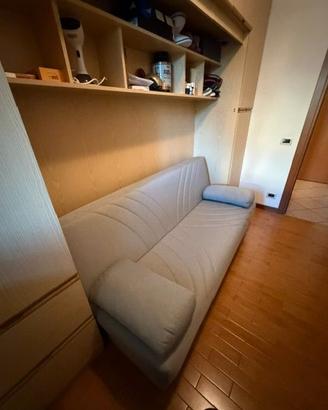 Divano letto con contenitore