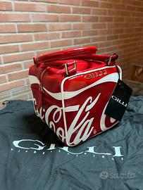 Borsetta Gilli Cube Coca-Cola 15x15 vitello Napack