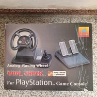 Playstation one, volante con pedali