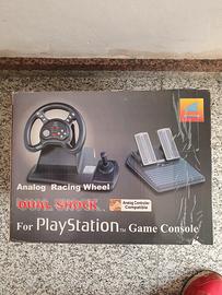 Playstation one, volante con pedali