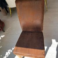 Set sedie imbottite