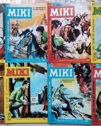 Albi di Capitan Miki dal 83 al 104