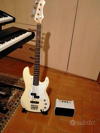 Chitarra basso EKO con amplificatore 
