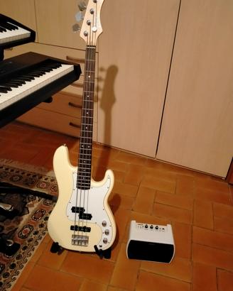Chitarra basso EKO con amplificatore 