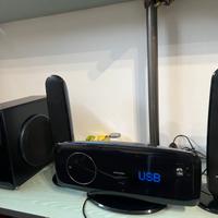 Sound bar samsung ht-q100 300 watt con dvd divx