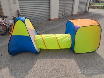 Tenda Gioco Parco Giochi con Tunnel
