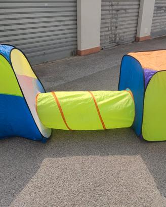 Tenda Gioco Parco Giochi con Tunnel