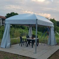 Gazebo Curvo Certificato ignifugo PVC pesante