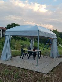 Gazebo Curvo Certificato ignifugo PVC pesante