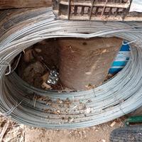 3 rotoli filo ferro zincato per filari.