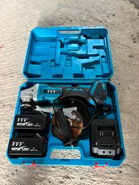 Smerigliatrice angolare flex doppia batteria