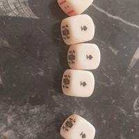 set dadi da gioco francesi 