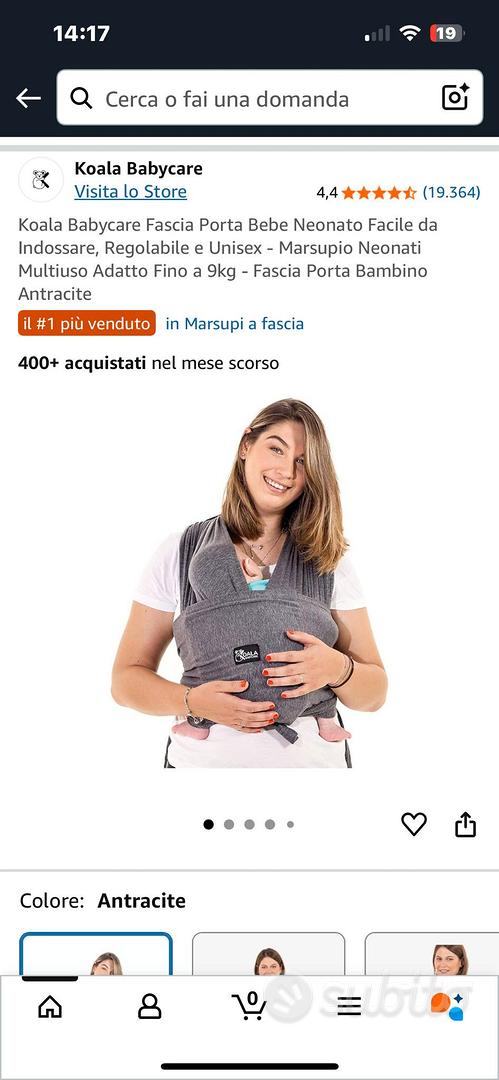 Fascia Koala Babycare Koala Babycare Fascia Porta Bebe Neonato