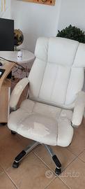 Poltrona ufficio bianca