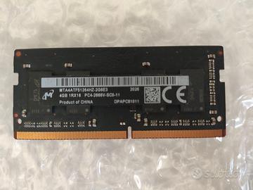 RAM ddr4 4gb 2666mhz