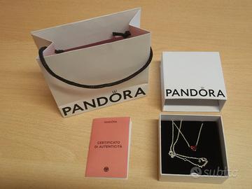 collana argento cuore Pandora