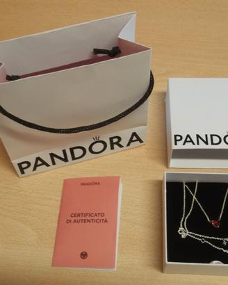 collana argento cuore Pandora