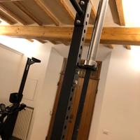 Rack bilanciere olimpionico e dischi