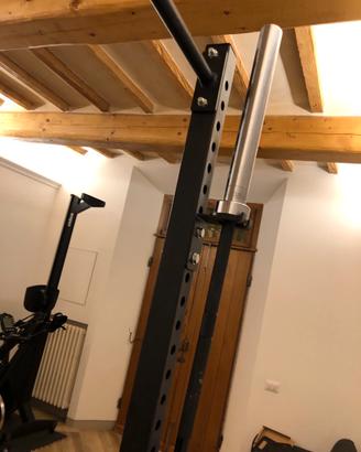 Rack bilanciere olimpionico e dischi