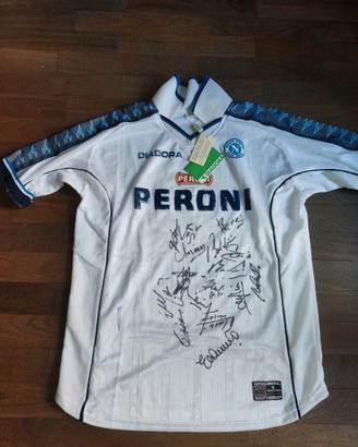Originale maglia ssc napoli autografata